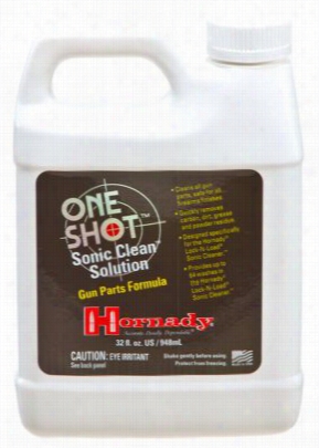 Hornady One-shot Sonic Clean Gun  Partsf Ormula Cleaner Sol Ution - Quart