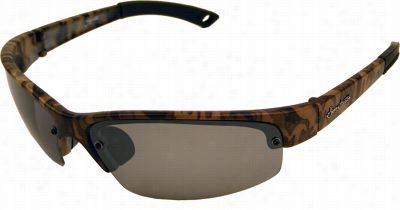 Jimmy Houston Alewife Polarized Sunglasses -- Camo/smoke