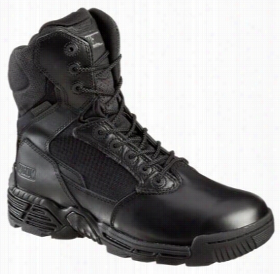 Magnum Stealth Force 8.0 Waterproof Side Zip Tactical Boots For Men - Black - 8.5m