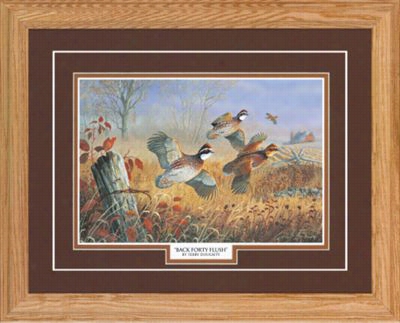 Northern Prromotions Framed Art - Back Forty Flush By Terry Odughty