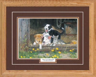 Northern Promottions Framed Art  -best Of Friends Near To Terry Doughty