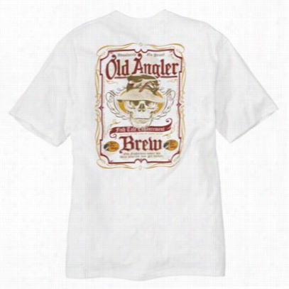 Aged Angler Brew T-shirt For Men - Short Sleeve - S