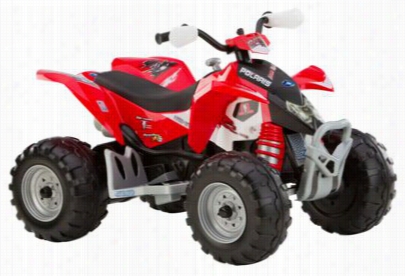 Peg-perego Polaris Outlaw Atv For Kids - Red