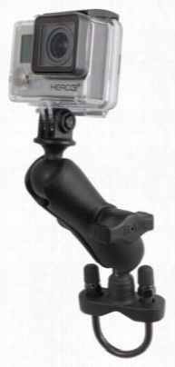 Ram Mounst Handlebar Rail Tower With Custom Gopro Hero Adapter