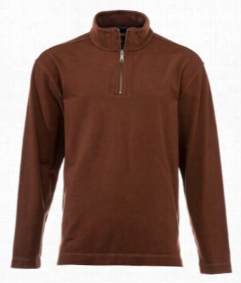 Redhead Ranch Collection 1/4-zipp Carbinized Pullover For Men - Ahogany - L