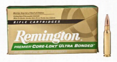 Remington Premier Core-lokt Ultra Bonded Rifle Ammo - .375 Remington Ultra Magnum - 270 Grain
