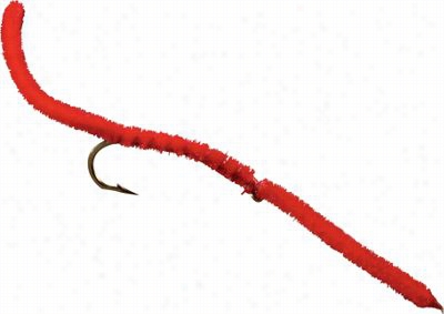 San Juan Worm Flies - 12 Pack