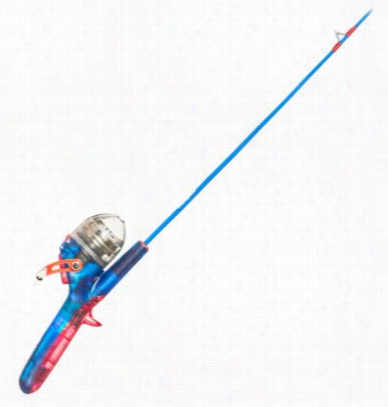 Shakespeare Marvel Captain Ameriva Lighted Fishing Rod And Reel Kit For Kids