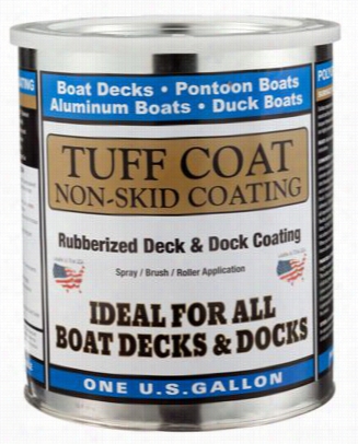 Tuff Coat Rubberized Non-skid Coating - Two Pints - Gray