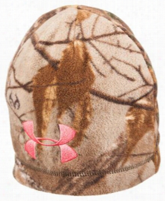 Und Er Armour Coldgear Inrared Scent Control Hunting Beanie For Ladies - Realtree Xtra