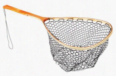 White River Fly Shop Wooden Frame Rubber Bag Net - Small 30'