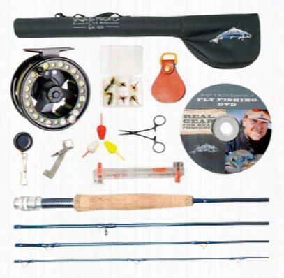 Wright & Mcgill Plunge Fly Fishing Rod A Nd Totter Uotfit With Accessories - 8'6