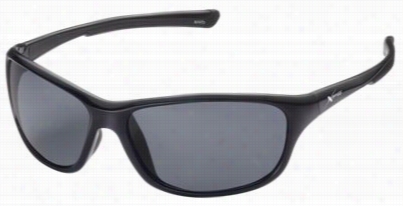 Xps By Fisherman Eyewear Cruiser Polarized Snuglasses - Shiny Black/gray