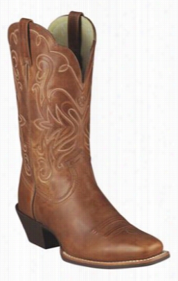 Ariat Leegnd Western Boots For Ladies -  Russet Rebel - 10 M