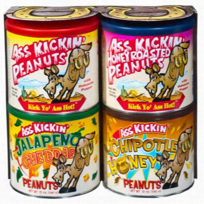 Ass Kickin' Peanuts 4-pack Gift Set