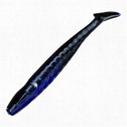 Berkley Havoc Grass Pig Softbaits - 5"- Black/blue/silver Fleck