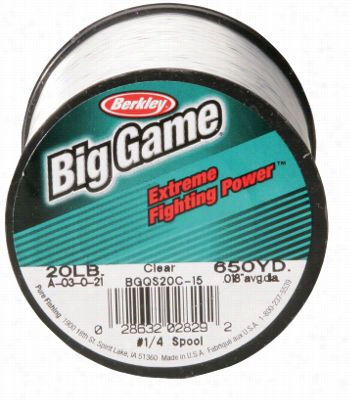 Berkley Trilene Big Game Line - 3 Lb. Spool - 60 Lb.