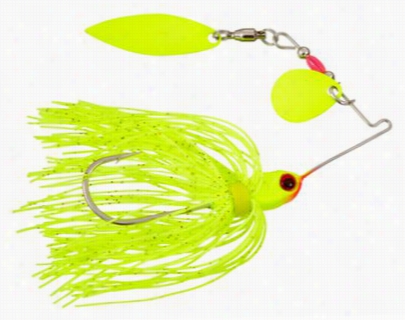 Booyah Pond Magic Spinnerbait - Chartreus Ered Flake