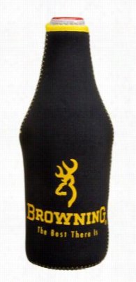 Browning Buckmark Bottle Cooler - Black/gold