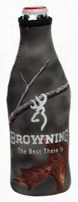 Browning Buckmark Bottle Cooler - Camo/silver