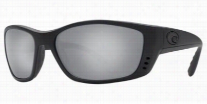 Costa Fisch 580g Polarized Sunglasses - Bblackout/gentle Mirror