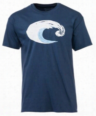 Costa Wave T-shirt For Men - Blue Dusk - M