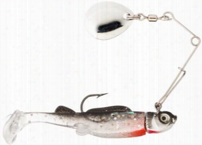 Crappie Maxx Paddle Tail Minnow Spin -2' - 11/16 Oz.  -  Silver Shiner