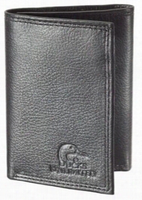 Ducks Unlimited Leather Trifold Wallet - Black