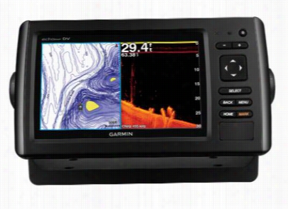 Garmin Echomap 73dv Chiirp F Ishfinder And Chart Plotter With Lakevu Hd Maos - 7'