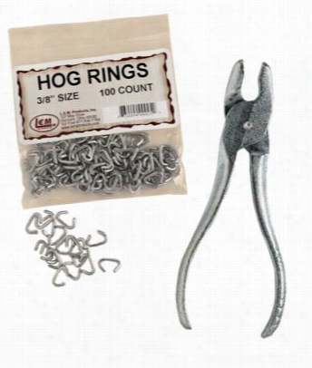 Lem Products Wild Game Hog Rings - 1/2