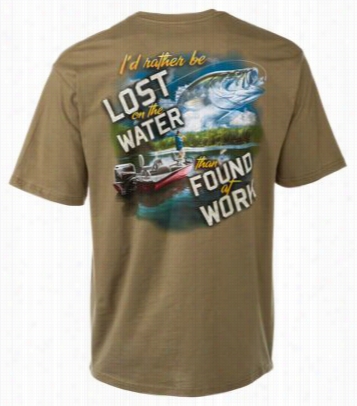 Lost On The Water T-shirt For Men - Prairie Dust - M