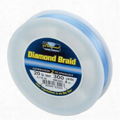 Momoi's Diamond Braid Braided Fishing Line - Brilliant Blue - 20 Lb.