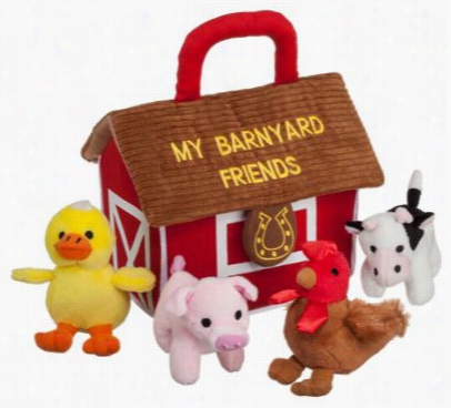 My Barnyar Friends Baby Talk Interatcive Plush Play Sset For Babies