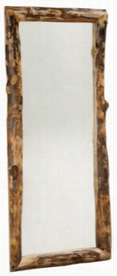 Natural Wood Bedroom Furniture Collection Leaner Mirror