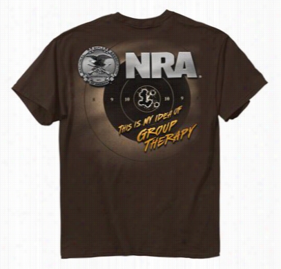 Nra Grouptherapy T-shirt For Men - Chocolate - 2xl