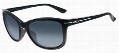 Oak Ley Drop In Polarized Snuglasses - Polished Black/gray Gradient