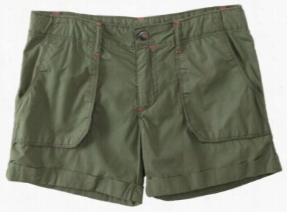 Poplin Shorts For Girls Or Toddlers - Dusty Olive - 12