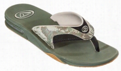 Reef Fanning Prints Sandals For Men - Palm Camo Green - 8m