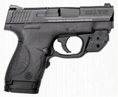 Smith & Wesson M&p Shield Semi A Utomaitc Pistol With Crimson Trace Green Laserguard - 9mm