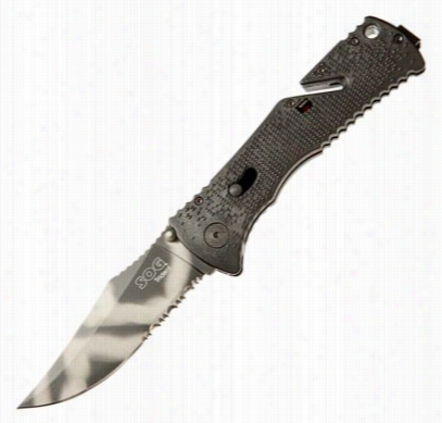 Sog Trident Clip Point Folding Knife