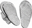 Sterling Silver Flip Flop Earrings