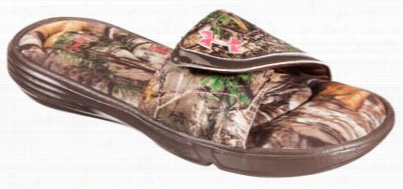 Under Armour Ignit Viic Amo Slide Sandals For  Lzdies - Cleveland Brown/realtree Xtra - 8