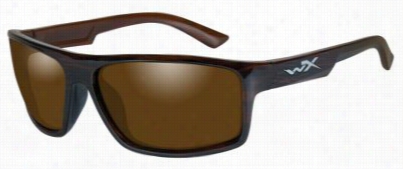 Wiley X Wx Grow Thin  Active Lifestyle Series Polarized Sunglasses - Gloss Layered  Tortiose/amber