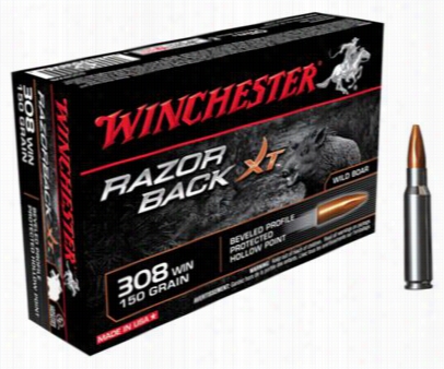 Winchester Razorback Xt Centerfire Ammo -. 308 Winchester