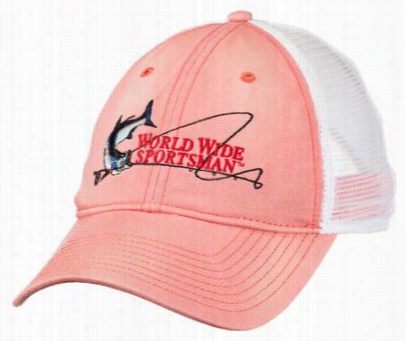 World Wide Sportsmn Meshlogo Ca P For Ladies - Coral