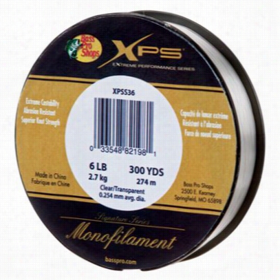 Xps Signature Serie S Monofilament Fishing Line - 300 Yards - Clear - 6 Lb.