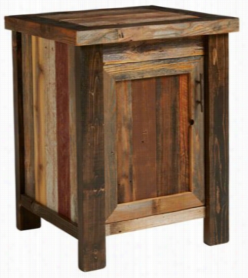 Barnwood Bedroom Furniturec Ollection Conceal Top Nightstand