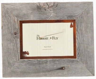 Barnwood Wildlife Corner Imagem Etal Mat Picture Frame - Moose