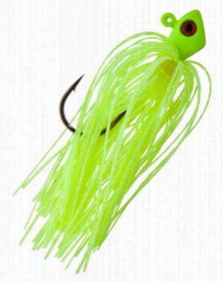 C&h Lures No-alibi Alien Jigs - Chartreuse/glow - 1/4 Oz.