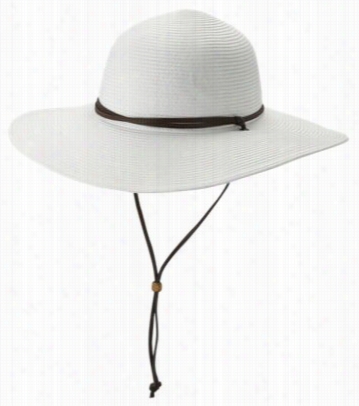 Columbia Glob Al Adventure Packable Straw Hat For Ladies - Whit E- L/xl